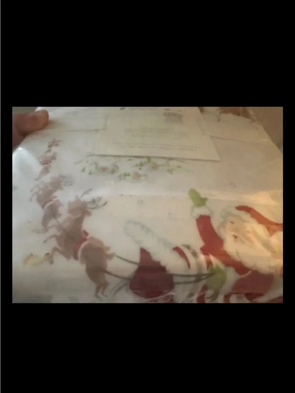 NWT Pottery Barn Kids Dear Santa Sleigh Rare Flannel Toddler or Crib Sheet Set